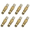 8Pcs Tractor Valve Stems,Brass Tractor Air Liquid Valves TR618A TR218A