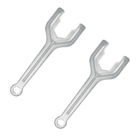 A AIRMACHIN Refrigerator Spanner Wrench Tool for LG Kenmore Floor-Standing French Fridge Door Leveling,MHU38218908 Pocket Door Wrench Adjust Fridge Height 2 pack