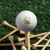 PLIGREAT 2 Sheets Cute Bee Golf Ball Markers 32 Pcs