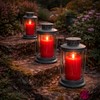 Mariles Lantern on Pole Ground Spike Handle for Standing Weatherproof