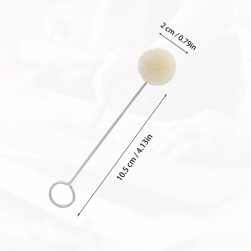 10 Pieces Wool Daubers Ball Brush Leather Dye Tool with