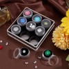 PH PandaHall 9 Gems Storage Container Jewelry Case Crystal Diamond