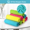 HOMEXCEL Microfiber Cleaning Cloth,50 Pack Cleaning Rag,Cleaning Towels with 4