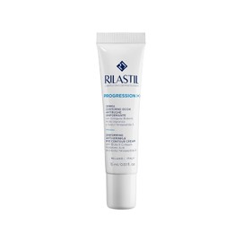 Rilastil - Progression(+) Contorno de Ojos Antiarrugas, Hidrata, Rellena y Reafirma, con Ácido Hialurónico y Colágeno Biotech, para Pieles en Pre y Menopausia, para Todo Tipo de Pieles - 15 ml