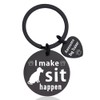Dog Trainer Appreciation Gifts - Inspirational Keychain for Coach, Walker,