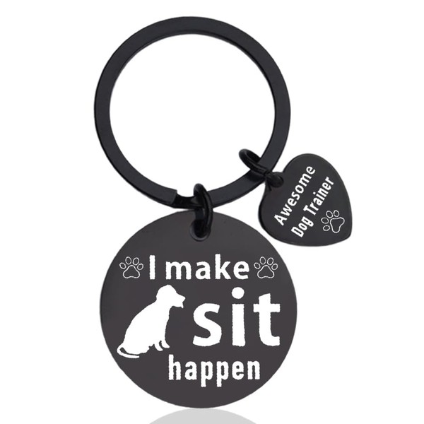 Dog Trainer Appreciation Gifts - Inspirational Keychain for Coach, Walker,