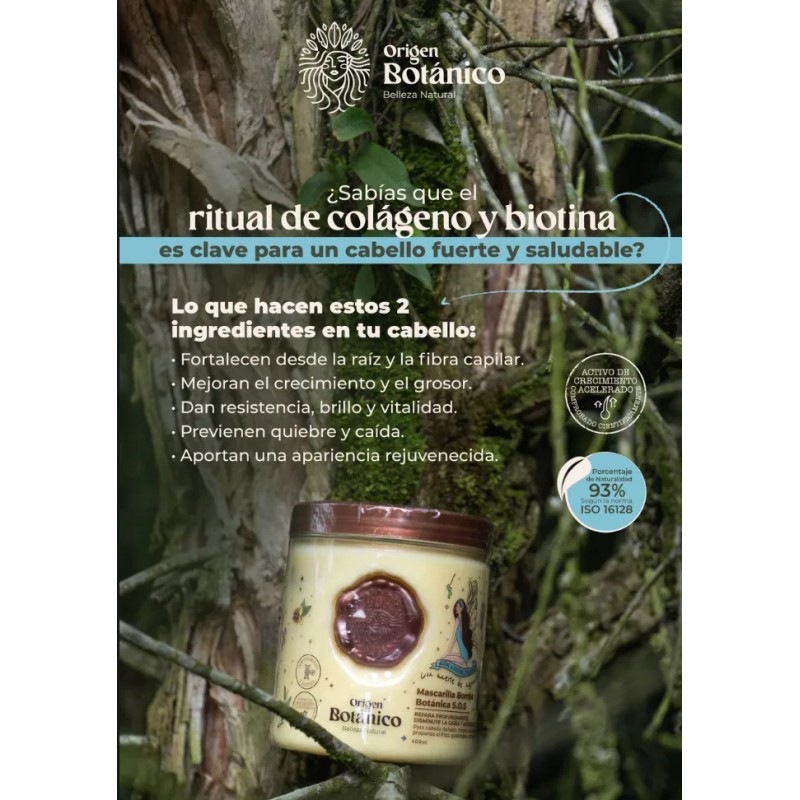 Ritual Botanico Shampoo Romero Y Mascarilla Reparación 800ml