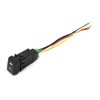 iJDMTOY Factory Style 4-Pole 12V Push Button Switch w/LED Indicator