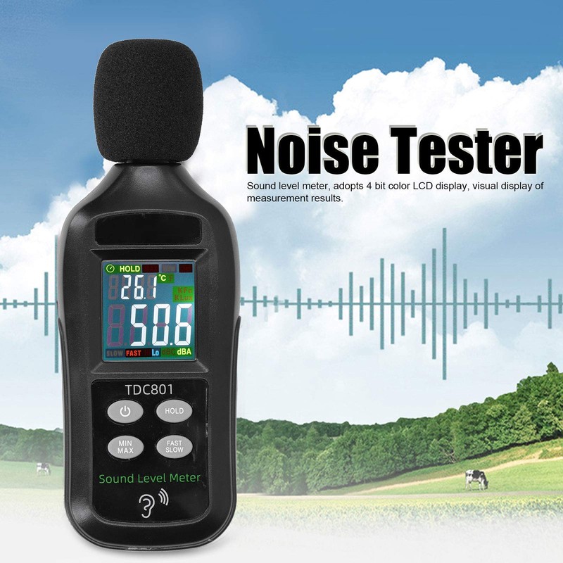 Decibel Meter, Digital Sound Level Meter Reader with 35 to