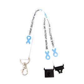 Children's 'I Have Selective Mutism Please Bare with Me' Awareness Lanyard