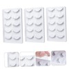 Minkissy 3 Sets Practice False Eyelashes Fake Fake Eyelashes Makeup
