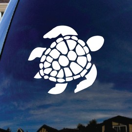 SoCoolDesign Tortoise Turtle Tropical Car Sticker Decal 6" Wide