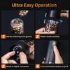 2Pack Electric Salt and Pepper Grinder Set USB Rechargeable with