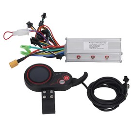 48V 60V Electric Bike Scooter Controller with Round Colorful Thumb Throttle LH100 LCD Panel for 500W Motors