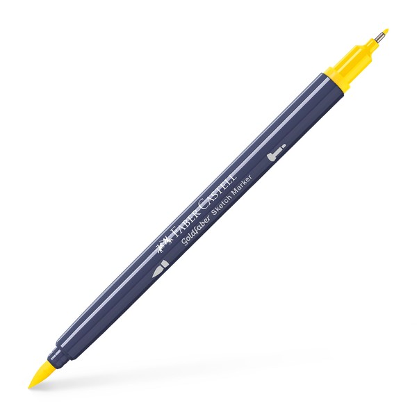Faber-Castell Creative Studio Goldfaber Sketch Marker, Cadmium Yellow, Single Marker,