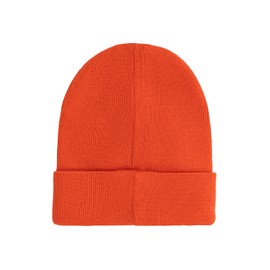 kabak Unisex Breathable Cotton Sportswear Head Warmer Knitted Fisherman Hat, orange