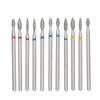Diamond Nail Drill Bit Set, 11PCS Professionsal Cuticle Nail Drill