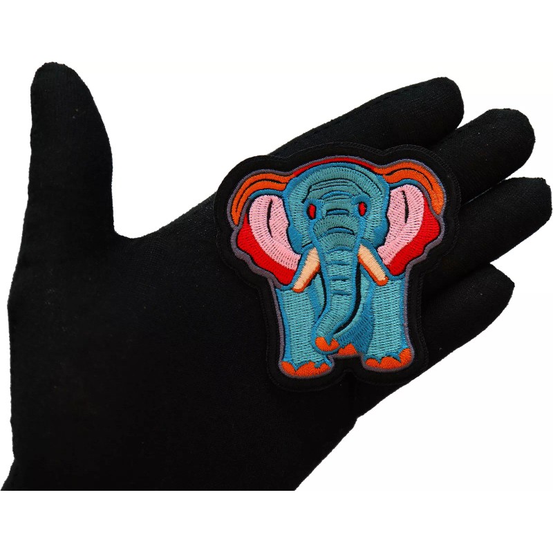 Ivamis Holly Elephant Patch Embroidered - 3x3 inch - P7467