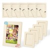 10Pcs Wooden Picture Frames,Stable Wooden Photo Holder,Easy to Use,for Craft,