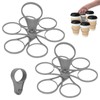 2PCS Portable & Foldable Cup Carrier Holder, Cup Drinks Carrier,