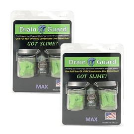 Pack of (2) Drain Guard MAX Replacement (4) Cartridges Total # MC-08118