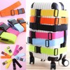 2 Pack Suitcase Belts, Adjustable Luggage Straps, Bright Colors Travel