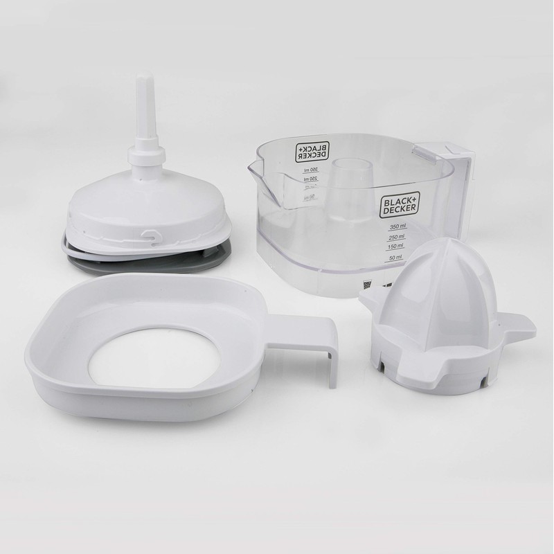 Black+Decker - BXCJ25E Citrus Juicer, 25, Plastic, 350 ml, White