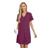 HiMONE Nightgowns for Women Button Down Pajamas Soft Labor and