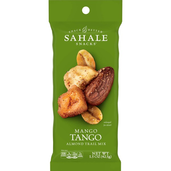 Sahale Snacks Mango Tango Almond Trail Mix, 1.5 Ounces (Pack of 18)