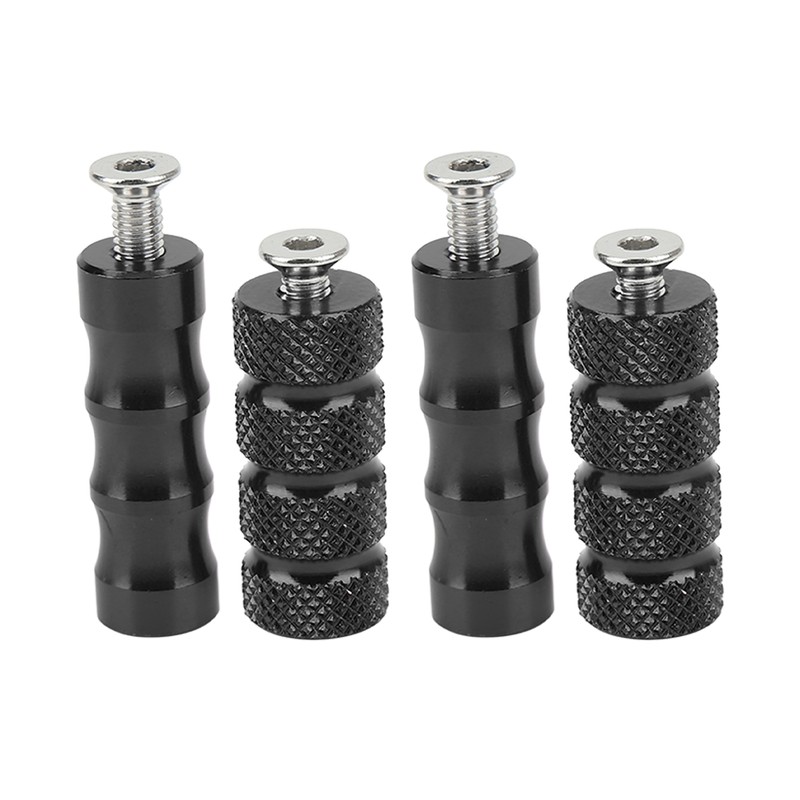 2 Pair Motorcycle Brake Foot Peg CNC Process Plating Precise