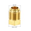 PATIKIL Male 5/8 Inch Brass Seal Plug, Pack of 3,