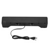 USB Computer Speakers, Volume Knob Wired Desktop Soundbar Dual 5W