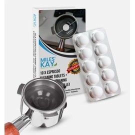Miles Kay 54mm Blind Filter + Coffee Cleaning Tablets (10 pack x 2gram)
