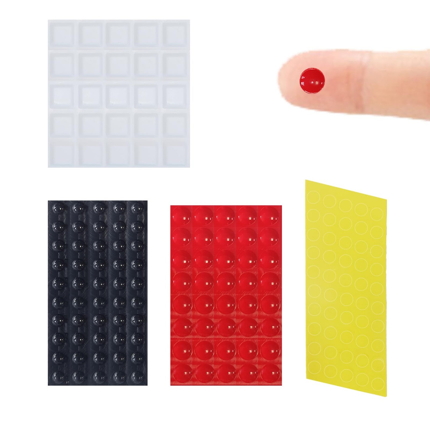 YAFIYGI 165Pcs Bump Dots for Visually Impaired Braille Stickers for ...