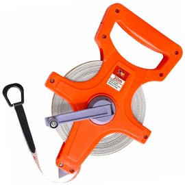 Krovat Tape Measure 30m Tape Measure Meter Feet Display Distance Measure Double Sided Memory Line Track Ground Construction Land Accurate Scale