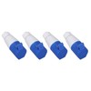 4Pcs 3 Pin Waterproof Industrial Socket Connector IP44 Waterproof Socket
