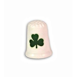 Collectible Thimble Irish Shamrock Clover Leaf