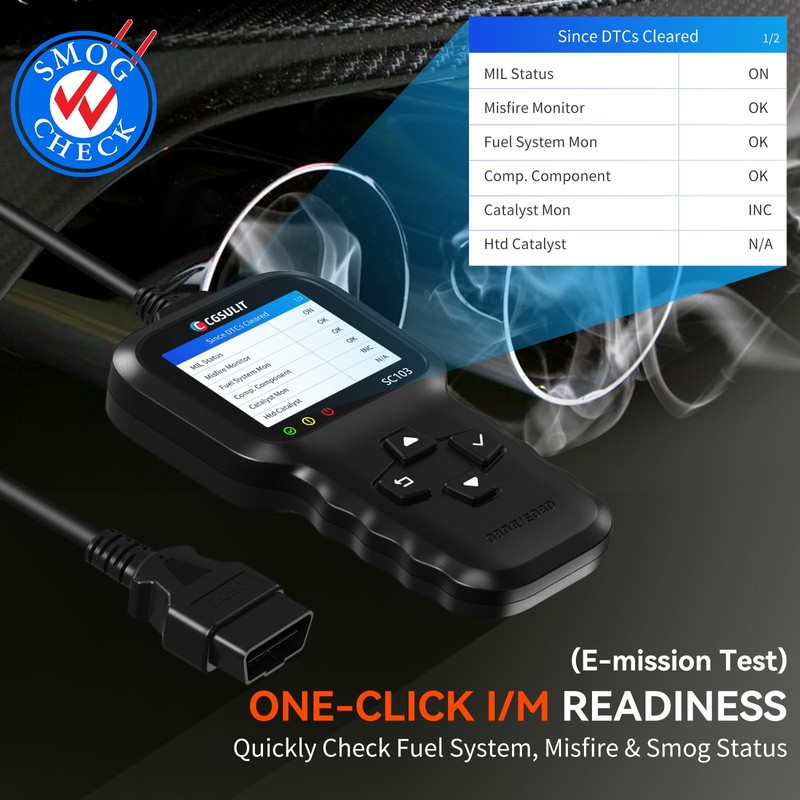 OBD2 Scanner, CGSULIT SC103 Car Code Reader Diagnose Check Engine
