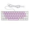 Gaming Keyboard USB 61 Keys Ergonomic Contrast Color 6 RGB