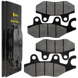 Caltric Front And Rear Brake Pads for Kawasaki ER400 EX400 Ninja 400 ABS 2018-2023