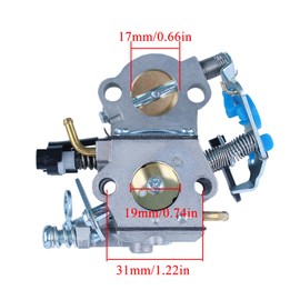 Atunee 455 Rancher Carburetor Kit for Husqvarna 461 460 455 455E 340 340E 345 350 353 359 Chainsaw Compatible with Jonsered CS2255 Parts Replace 544883001 544047001 537255702 with Ignition Coil