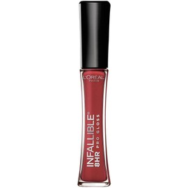 L’Oreal Paris Makeup Infallible 8 Hour Hydrating Lip Gloss, Suede, 0.21 Fl Oz
