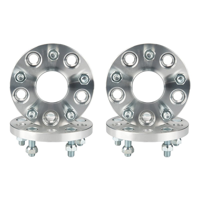SIZZER 4PCS 15mm-5X4.5-M12x1.5-60.1mm Hubcentric Wheel Spacers Adapters Compatible with Camry,