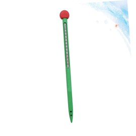 iplusmile 1pc Soil Thermometer Built Glass Rod Portable Garden Thermometer Measurement for Compost Monitoring and Gardening Use Green