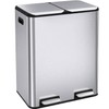 ComfyCorner 16 Gal (2 x 30 L) Dual Trash Can,