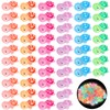 Guiqulai 60 Pcs Mini Turtles Luminous Tiny Turtle Mini Resin