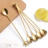 Long Handle Iced Tea Spoons Set of 6, Comicfs 7.6"