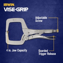 IRWIN VISE-GRIP Original Locking C-Clamp, 11", 19