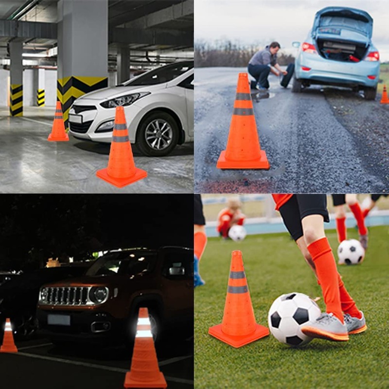 Safety Cone 28 Inch-1 Pack Collapsible Traffic Cone Pop Up