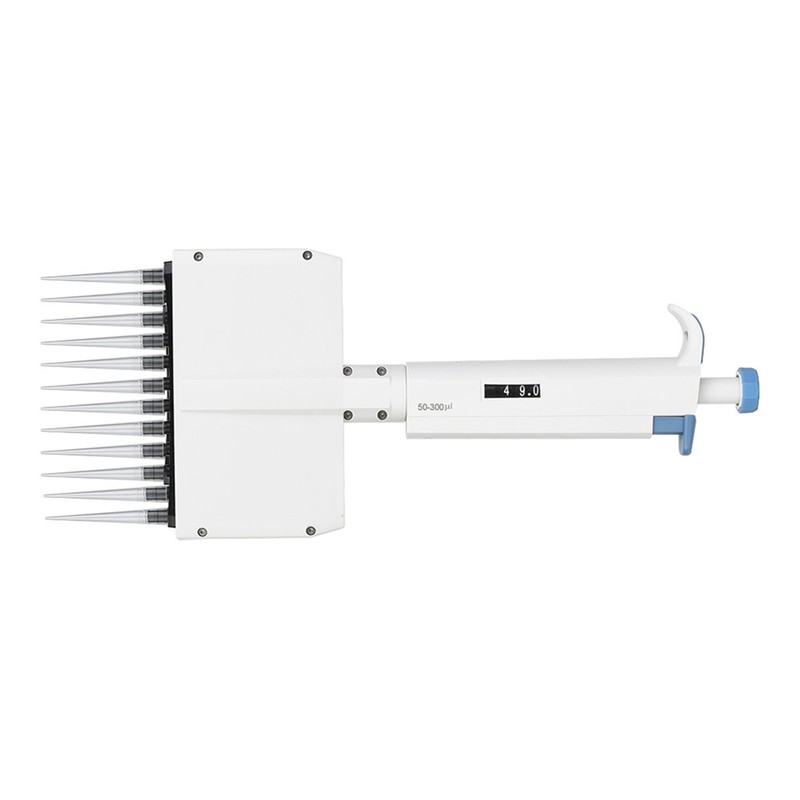 12-Channel 50-300μl L Adjustable Mechanical Pipette Vraiable Volume Manual Pipettor